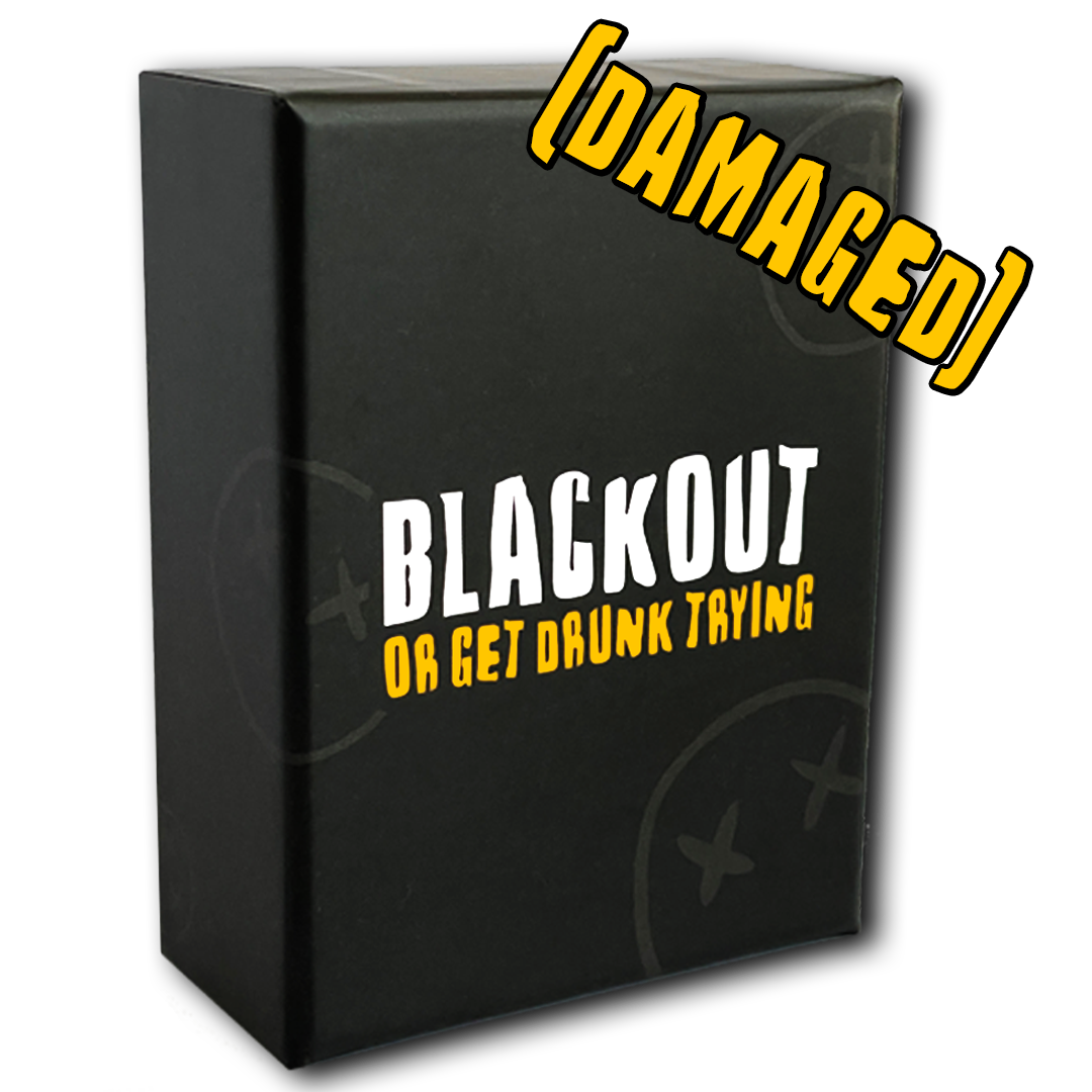 Blackout Deck - Perfect Cards, Imperfect Boxes (Damaged Copies)